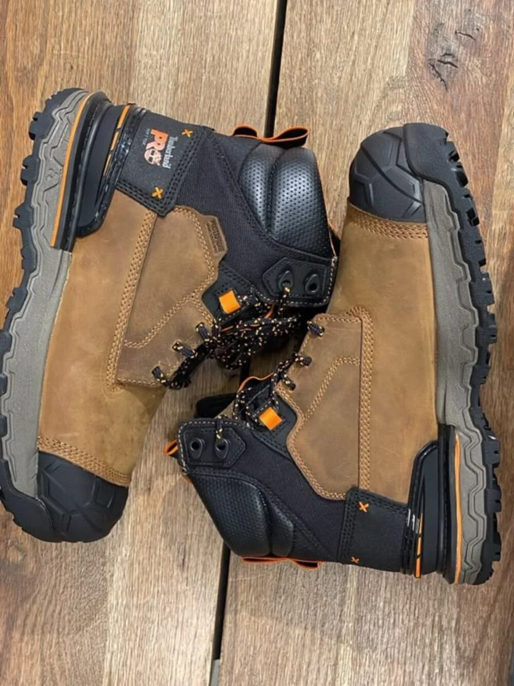 TIMBERLAND PRO MEN'S  6'' COMPOSITE SAFETY TOE LT BROWN  A648B-EM8 ALL SIZES